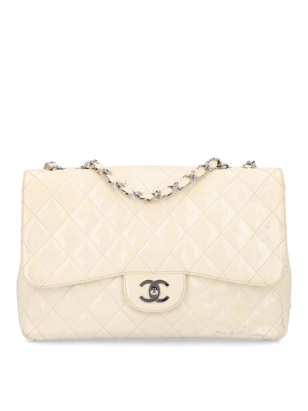 Chanel Distressed Patent Jumbo Single #369279C19B